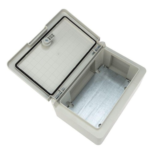 Корпус пластиковый ЩМПп 300х200х130 ABS УХЛ1 IP65 с монтажной панелью Rexant 11-0400