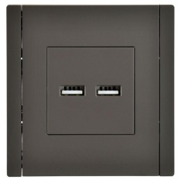 Розетка USB A+A 3.1А FORTE&PIANO FP349 сер. IEK FP-U21-D31-K03