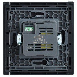 Розетка USB A+A 3.1А FORTE&PIANO FP349 сер. IEK FP-U21-D31-K03