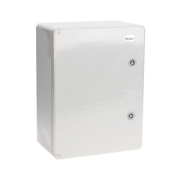 Корпус пластиковый ЩМПп 400х300х170 ABS УХЛ1 IP65 с монтажной панелью Rexant 11-0402