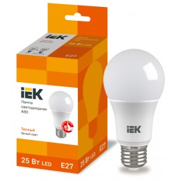 IEK Лампа LED A80 шар 25Вт 230В 3000К E27