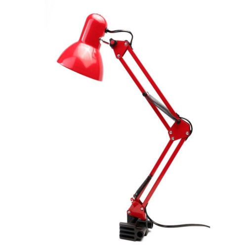 Светильник настольный UF-312P С04 230В 60Вт струбцина красн. Ultraflash 12896