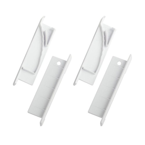 Набор заглушек 6814-3 для профиля 6814 2шт глухие 2шт с отверстием Эра Б0062787