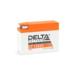 Аккумулятор стартерный 12В 2.5А.ч CT 12025 Delta 3401010030001
