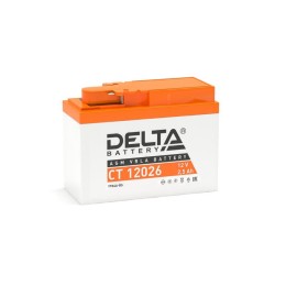 Аккумулятор стартерный 12В 2.5А.ч CT 12026 Delta 3401010030003