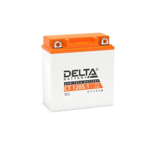 Аккумулятор стартерный 12В 5А.ч CT 1205.1 Delta 3401010030010