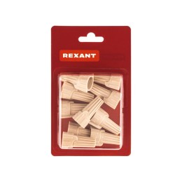 Зажим соединительный изолирующий с лепестками СИЗ-12 d11.2мм 1-12.75кв.мм корич. (уп.10шт) Rexant 08