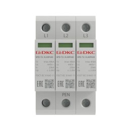 Модуль сменный УЗИП тип 2 3п Imax 40кА Un 440В YON SPD-T2-3L40P440