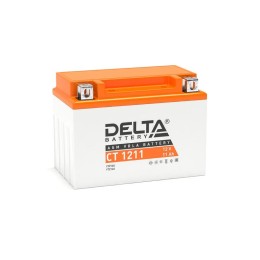 Аккумулятор стартерный 12В 11А.ч CT 1211 Delta 3401010030017