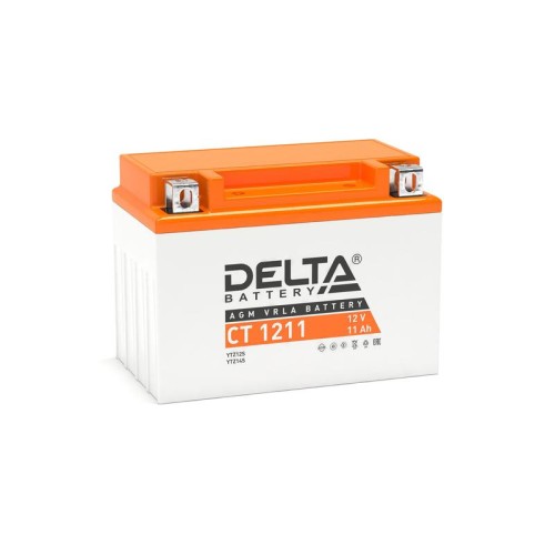 Аккумулятор стартерный 12В 11А.ч CT 1211 Delta 3401010030017