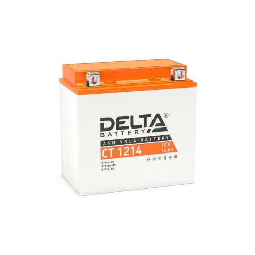 Аккумулятор стартерный 12В 14А.ч CT 1214 Delta 3401010030021