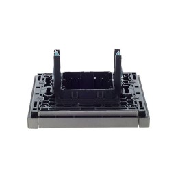 Заглушка с суппортом FORTE&PIANO FP541 сталь IEK FP-PL10-K46