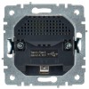 Розетка BRITE РЮш11-1-БрБ 16А с USB A+C 18Вт с заземл. защ. шторки механизм бел. IEK BR-R14-16-U22-0