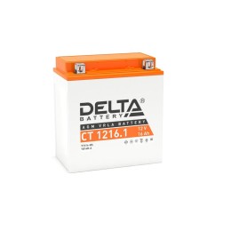 Аккумулятор стартерный 12В 16А.ч CT 1216.1 Delta 3401010030024