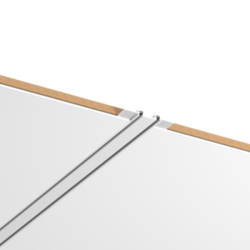 Шинопровод магнитный встраиваемый 1м для магнитной системы Galakti бел. VARTON V4-R7-00.R023.TRK-001