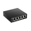 Коммутатор неуправляемый DES-1005P/B1A с 5 портами 10/100Base-TX энергосбережение и поддержка QoS D-