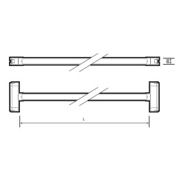Светильник светодиодный трековый MTR16 4018-1m 18Вт 4000К 360град. BL IP20 низковольтный Pro черн. J