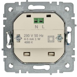 Подсветка светодиодная BRITE встраив. ПЛ20-БрКр механизм беж. IEK BR-FL20-K10