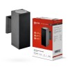 Светильник НБУ CUBE-2хA60-BL E27 IP65 уличный настен. двусторон. под лампу 2хA60 алюм. черн. IN HOME