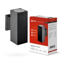 Светильник НБУ CUBE-2хA60-BL E27 IP65 уличный настен. двусторон. под лампу 2хA60 алюм. черн. IN HOME