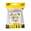 Розетка BRITE РЮш10-2-БрКр 16А с USB A+A 3.1А с заземл. защ. шторки механизм беж. IEK BR-R14-16-U21-