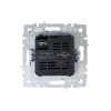 Розетка BRITE USB A+A 3.1А РЮ10-1-БрКр механизм беж. IEK BR-U21-D31-K10