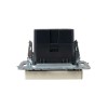 Розетка BRITE USB A+A 3.1А РЮ10-1-БрКр механизм беж. IEK BR-U21-D31-K10