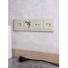 Розетка BRITE USB A+C 18Вт РЮ11-1-БрКр механизм беж. IEK BR-U22-018-K10