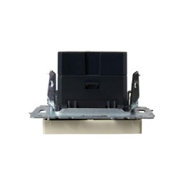 Розетка BRITE USB A+C 18Вт РЮ11-1-БрКр механизм беж. IEK BR-U22-018-K10