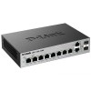 Коммутатор настраиваемый L2 DGS-1100-10/ME/A2A с 8 портами 10/100/1000Base-T и 2 комбо-портами 100/1