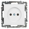Розетка 1-м СП Accent 6-201-01 16А IP20 250В 2Р AL/CU бел. Intro Б0063653