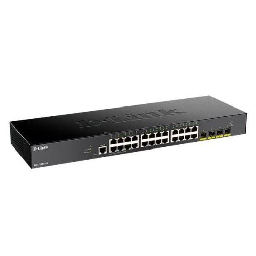 Коммутатор настраиваемый L2 DGS-1250-28X/A1A c 24 портами 10/100/1000Base-T и 4 портами 10GBase-X SF