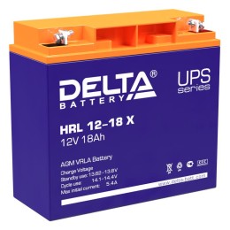 Аккумулятор профессиональный 12В 17.8А.ч HRL 12-18 X Delta 4614010610005