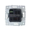 Розетка BRITE USB A+C 18Вт РЮ11-1-БрЖ механизм жемчуж. IEK BR-U22-018-K36