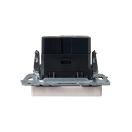 Розетка BRITE USB A+C 18Вт РЮ11-1-БрЖ механизм жемчуж. IEK BR-U22-018-K36