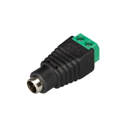 Arlight Коннектор Terminal-MONO-2pin-F (Jack 5.5) (Пластик)
