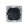 Розетка BRITE РЮш10-1-БрА 16А с USB A+A 2.1А с заземл. защ. шторки механизм алюм. IEK BR-R14-16-U21-