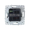 Розетка BRITE USB A+C 18Вт РЮ11-1-БрА механизм алюм. IEK BR-U22-018-K47