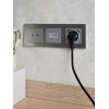 Розетка BRITE USB A+C 18Вт РЮ11-1-БрА механизм алюм. IEK BR-U22-018-K47