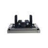 Розетка 1-м СП FORTE&PIANO FP518 10А без заземл. без защ. шторок винт. крепл. сталь IEK FP-R10-10-K4
