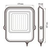Прожектор светодиодный PFL-V 400Вт 6500К IP65 ДО Pro JazzWay 5045026