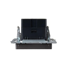 Розетка BRITE USB A+A 3.1А РЮ10-1-БрС механизм сталь IEK BR-U21-D31-K46