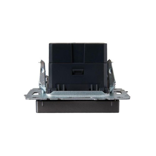 Розетка BRITE USB A+A 3.1А РЮ10-1-БрС механизм сталь IEK BR-U21-D31-K46