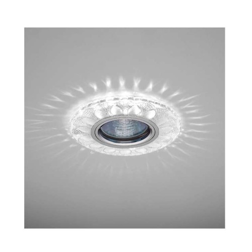 Светильник Emilia LED 51 1 70 декор. огран. полимер. со светодиод. подсвет. MR 16 прозр. ИТАЛМАК IT8