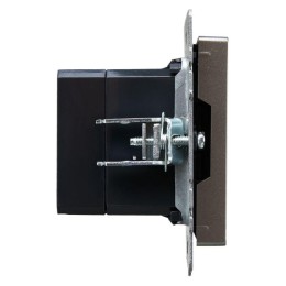 Розетка BRITE USB A+C 18Вт РЮ11-1-БрС механизм сталь IEK BR-U22-018-K46