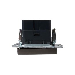 Розетка BRITE USB A+C 18Вт РЮ11-1-БрС механизм сталь IEK BR-U22-018-K46