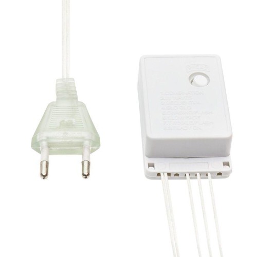Гирлянда светодиодная "Мишура LED" 3м 288LED красн. 18Вт 220-240В IP20 провод ПВХ прозр. Neon-Night