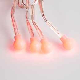 Гирлянда светодиодная "Мишура LED" 3м 288LED красн. 18Вт 220-240В IP20 провод ПВХ прозр. Neon-Night