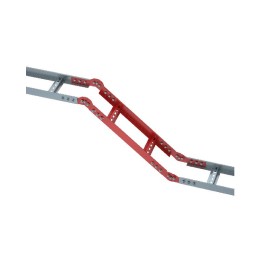 Угол для лотка шарнирный вертикальный 300х100 сталь 1.2мм LSHL100-300-1.2 КМ LO8202