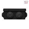 Коробка распаячная КМР-030-031 с крышкой наружная 85х85х40 8 мембранных вводов IP55 черн. EKF plc-km